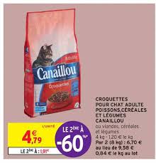 intermarché croquette chat